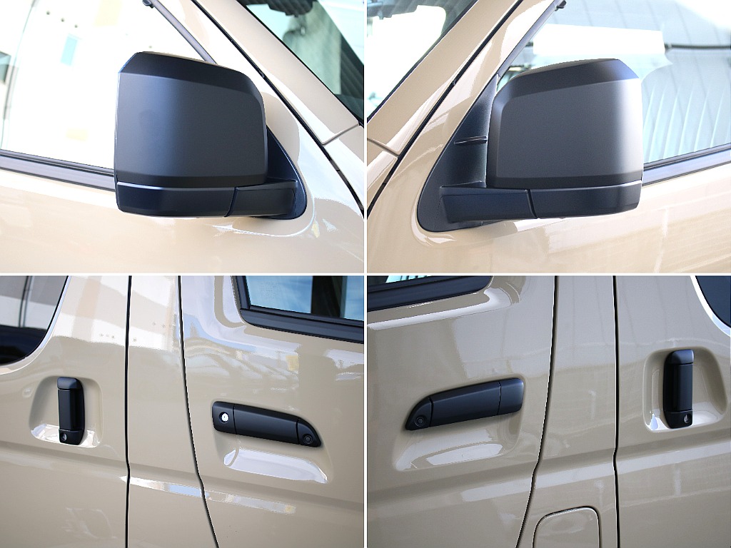 各メッキ部をマッドブラック塗装してます！