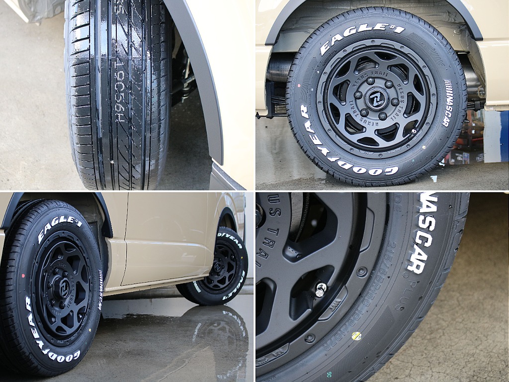 NT1アルミホイールにグッドイヤーナスカータイヤ新品で装備してます！