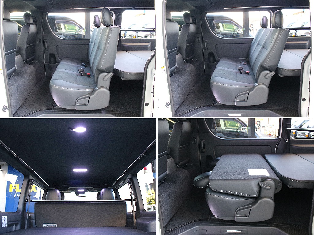 ルーフスピーカーにサイドバーなどの車内空間の快適性をアップさせるパーツも多数装備しております！