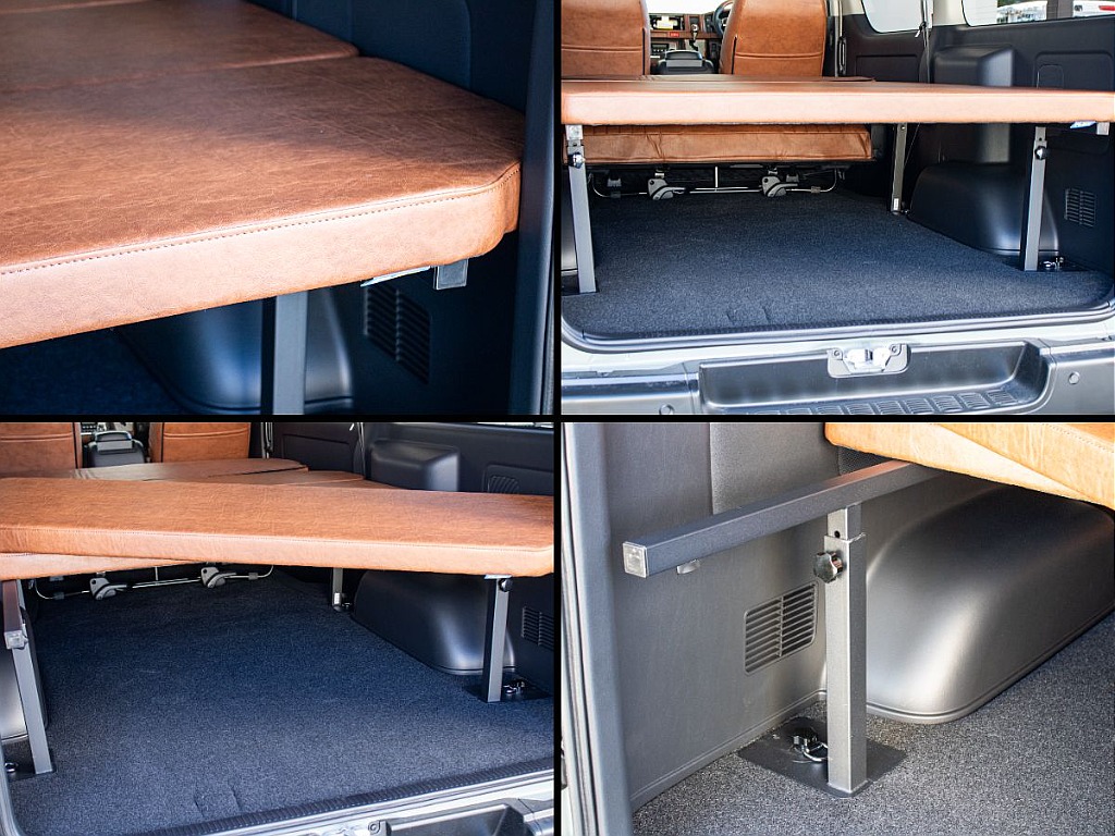 4分割式のベッドキットになりますので取り外しが可能です！