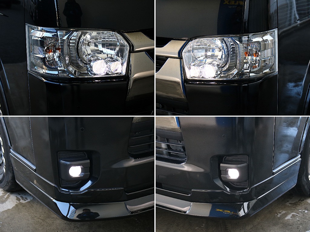 ヘッドライト、フォグランプ共にLEDです！夜間でも明るく照らしてくれます！