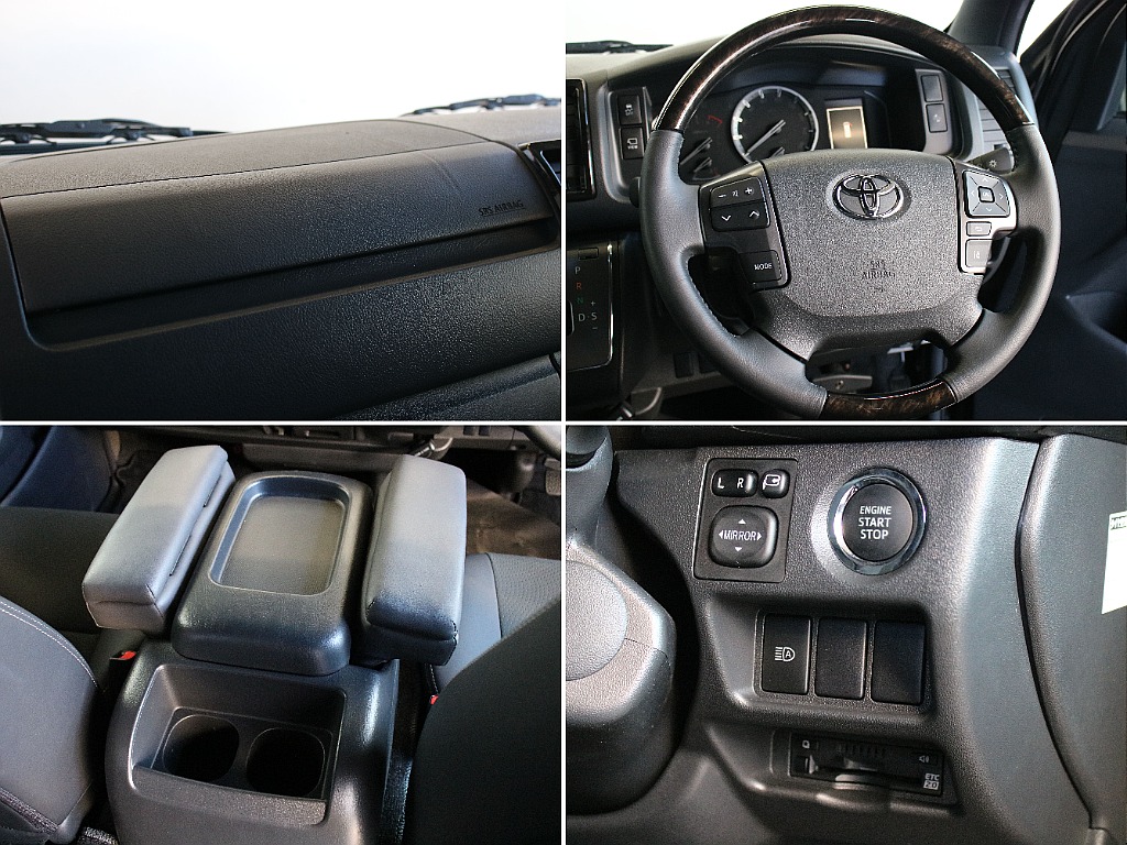 運転席・助手席両側にアームレスト装備してます！