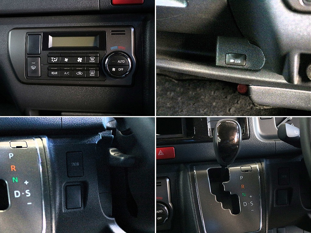 シフトノブやインテリアパネル、ステアリングがダークプライムⅡならではのマホガニー調黒木目になってます！