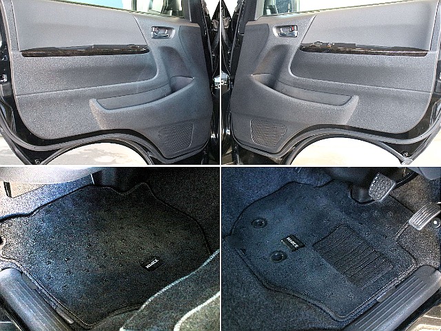 純正のフロアマットを前後装備してます！