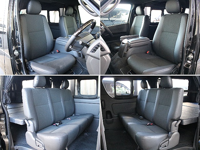 ハーフレザー調のシートなので高級感のある内装です！