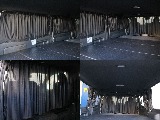 リア5面、間仕切りカーテン装備してます！そとからの視線を気にすることなく車中泊もお楽しみいただけます！