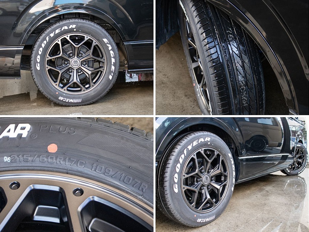 バルベロスタイリングヘックスアルミにナスカータイヤ17インチ装備してます！