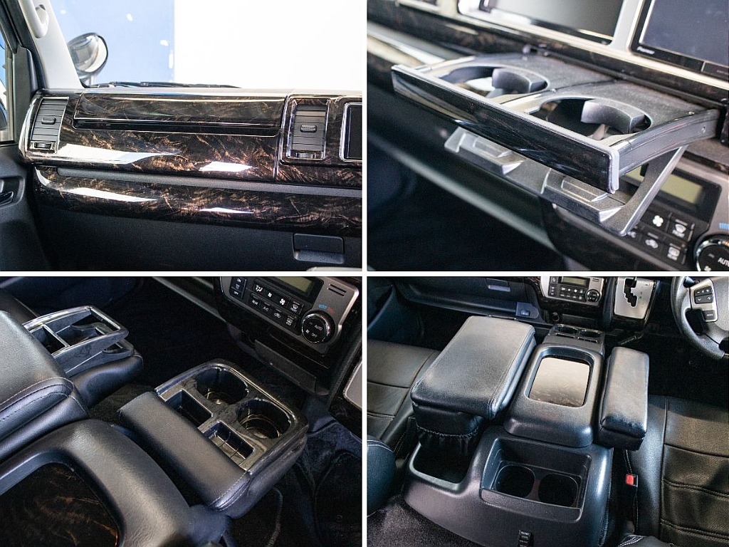 アームレストを運転席・助手席側に装備してます！