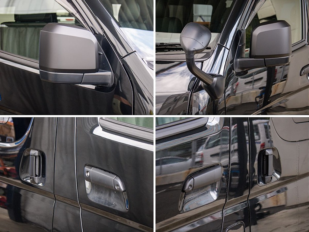 各メッキパーツもマッドブラック塗装してます！