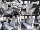 ダークプライムⅡならではのハーフレザー調のシートになってます！高級感のある落ち着いた内装に！