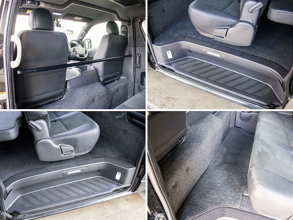 ステップ、2列目の足元共に状態良好です！