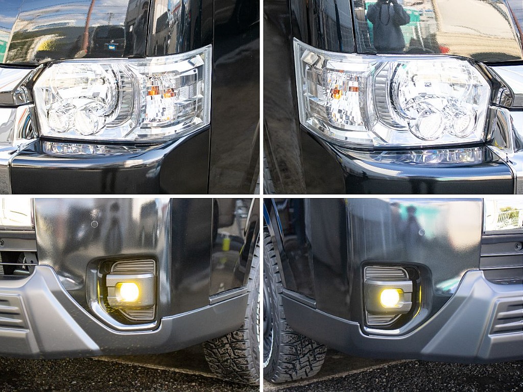 ヘッドライト、フォグランプ共にLEDです！