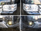 ヘッドライト、フォグランプ共にLEDです！
