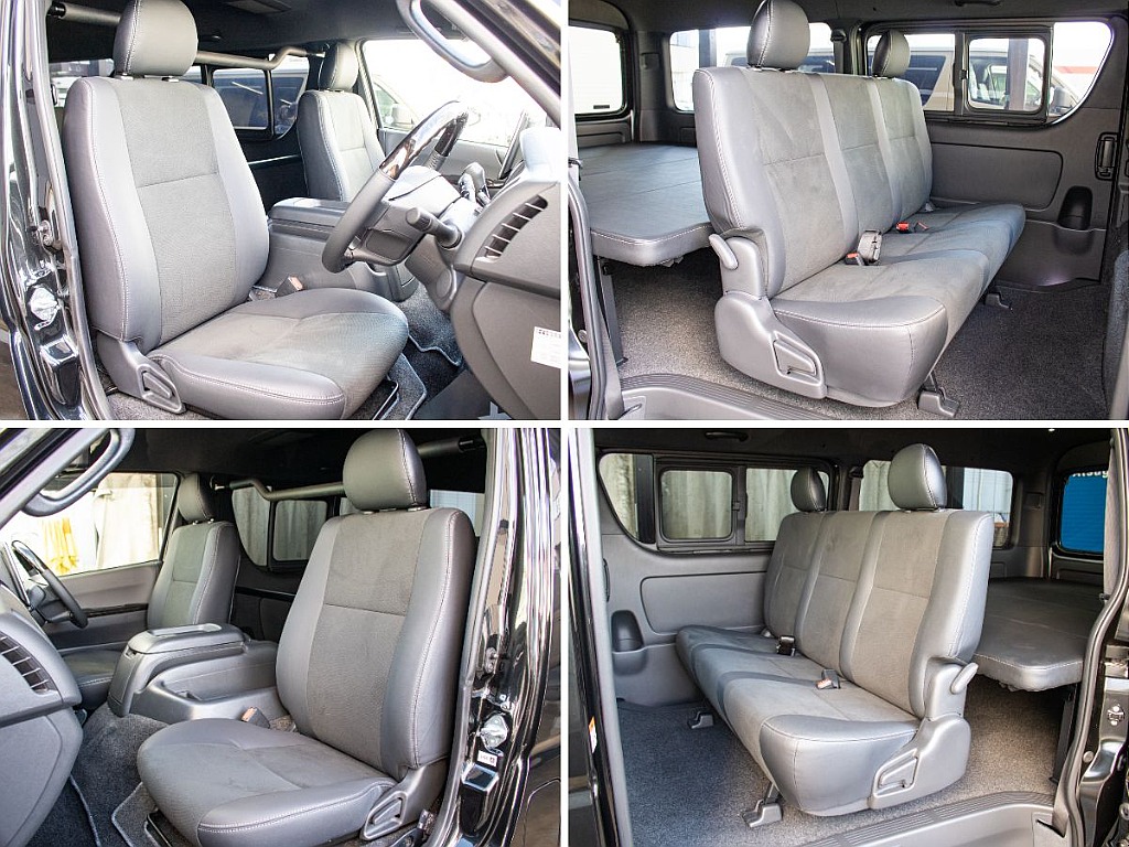 ダークプライムⅡならではのハーフレザー調のシートになります！