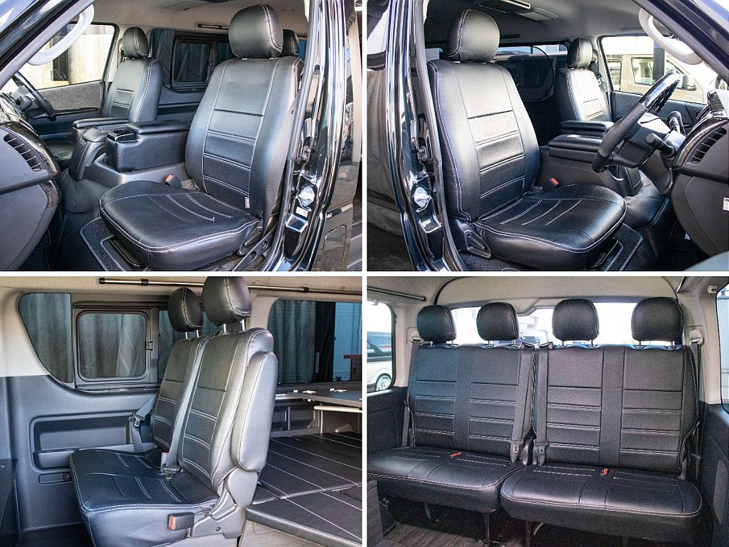 オリジナルシートカバーを装備してます！