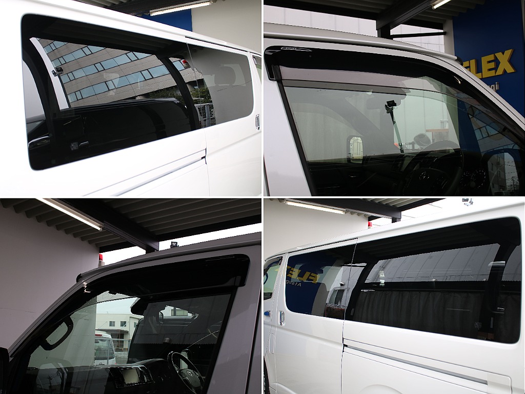 ドアバイザーもはじめから装備されてます！