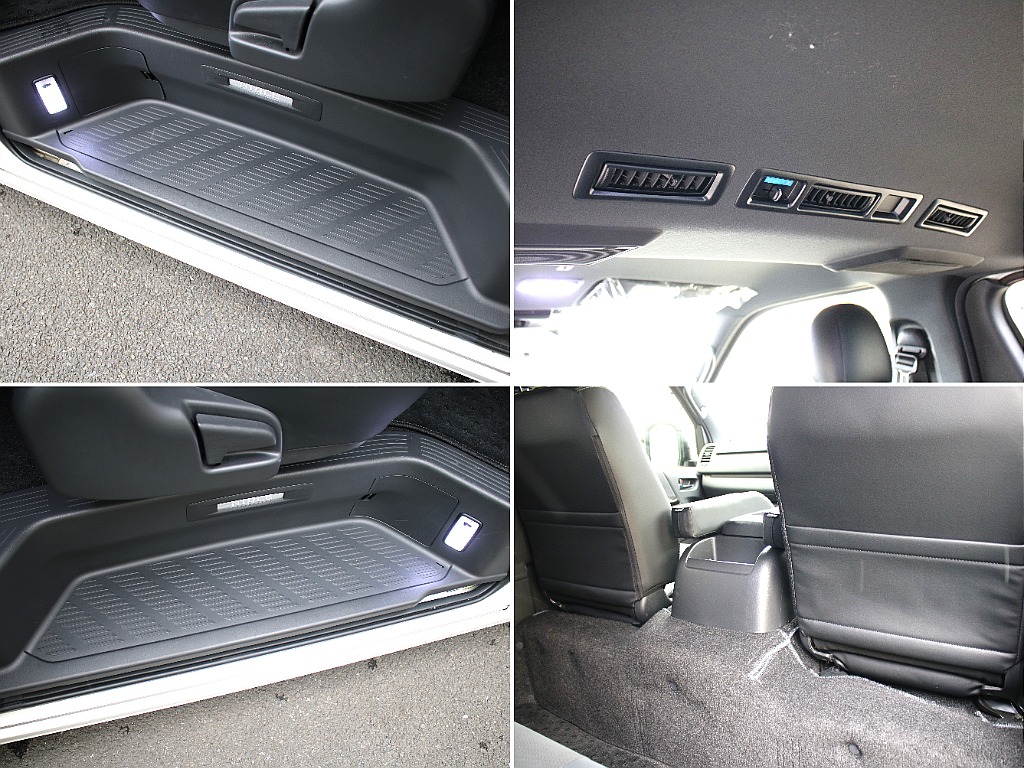 ステップ部分にLEDライトが装備されてます！