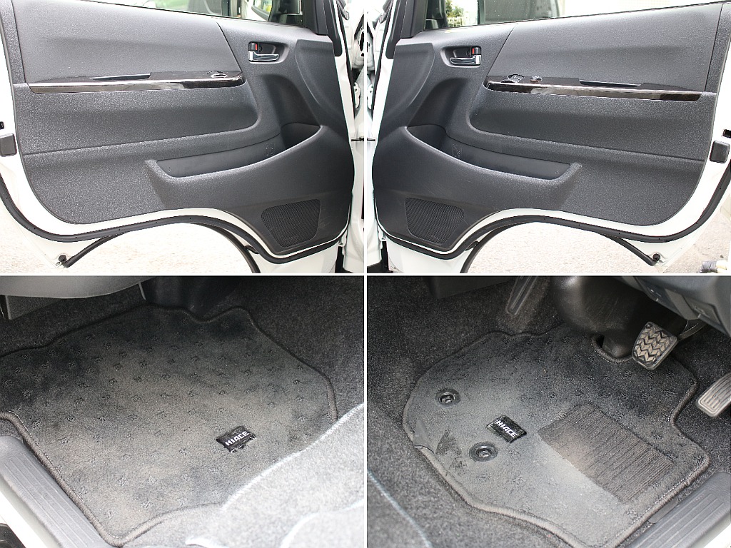 ドアの内側部分に収納スペースがあります！