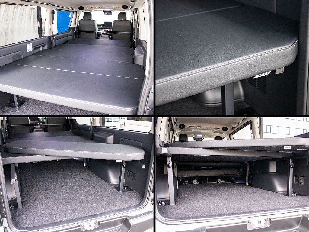 オリジナルベッドキットtype2を装備してますので車中泊などもお楽しみ頂けます！