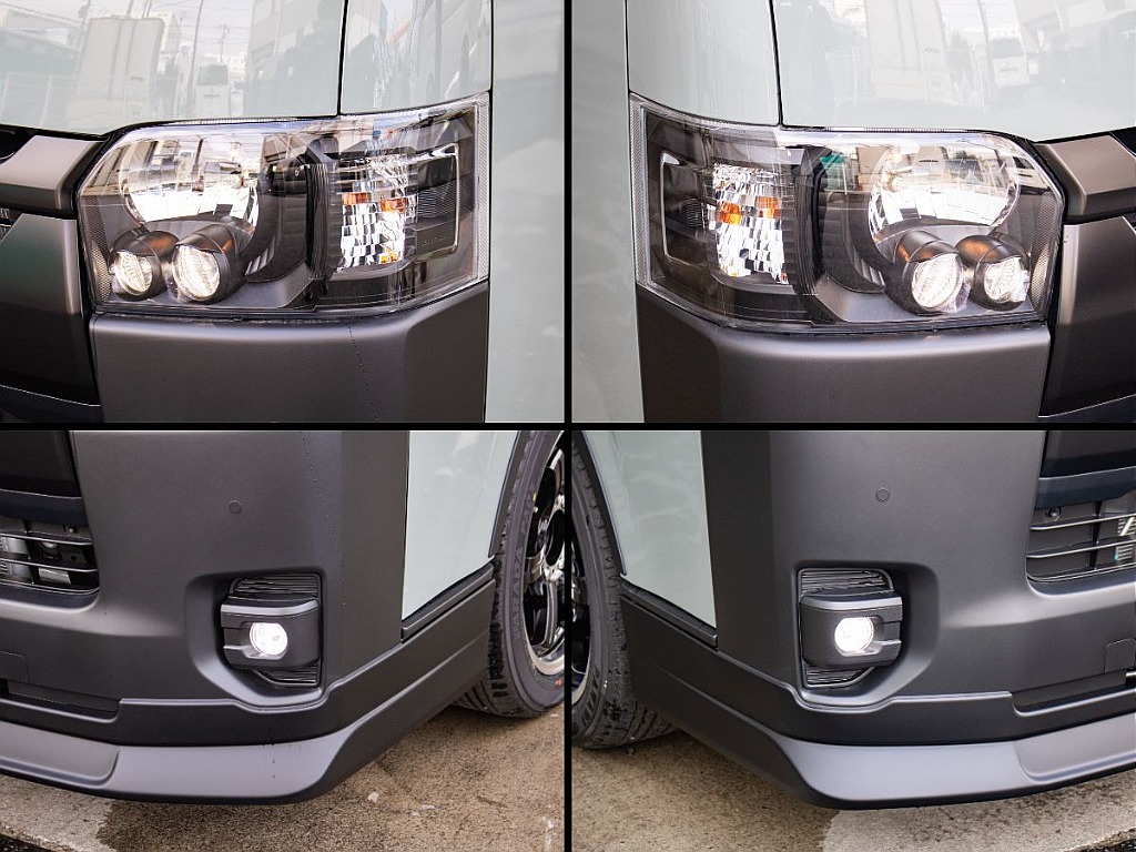 ヘッドライトインナーブラックを施してます！