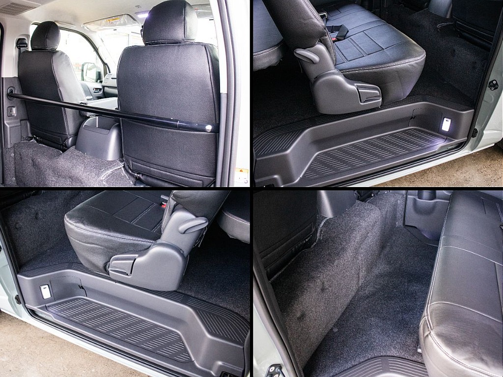 ステップ部分にはLEDフットライトが搭載してます！