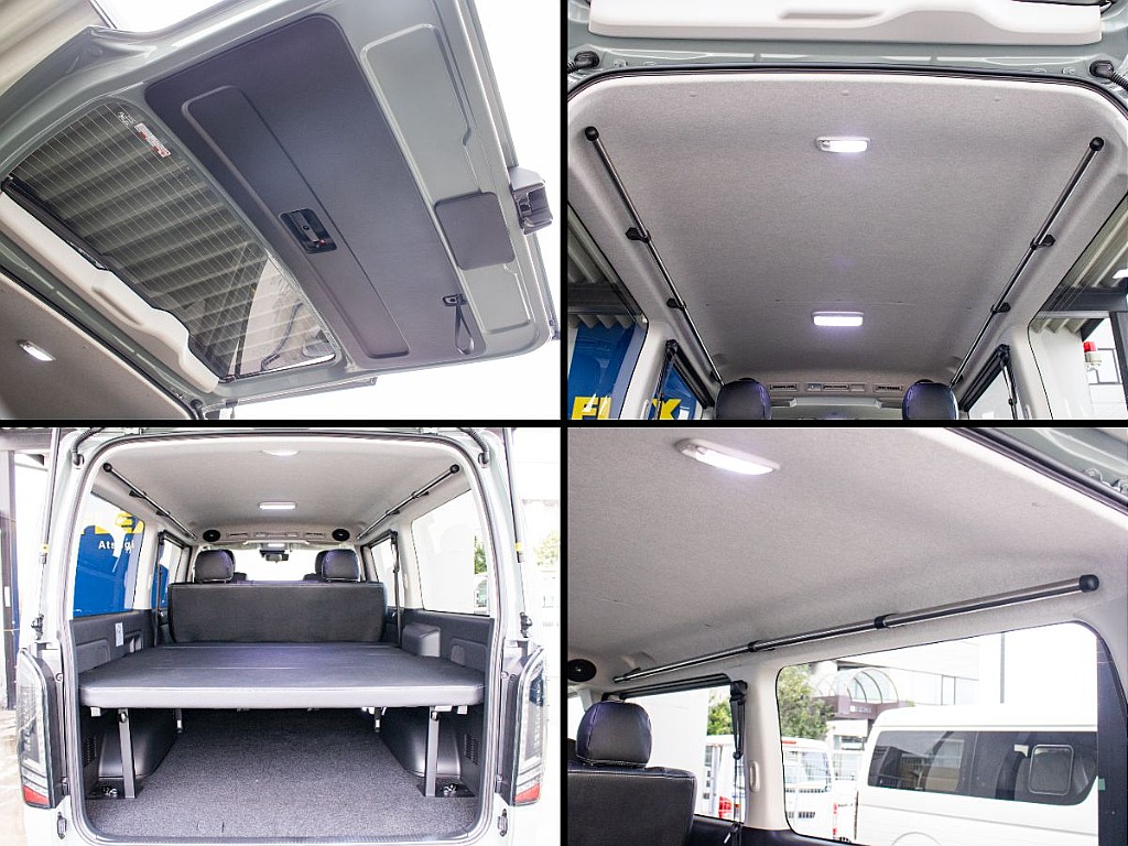 カーメイト製のサイドバーを装備してます！車中泊時などにも活用して頂けます！