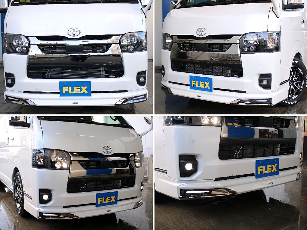 デイライト付きモデリスタ製フロントスポイラーを装備してます！