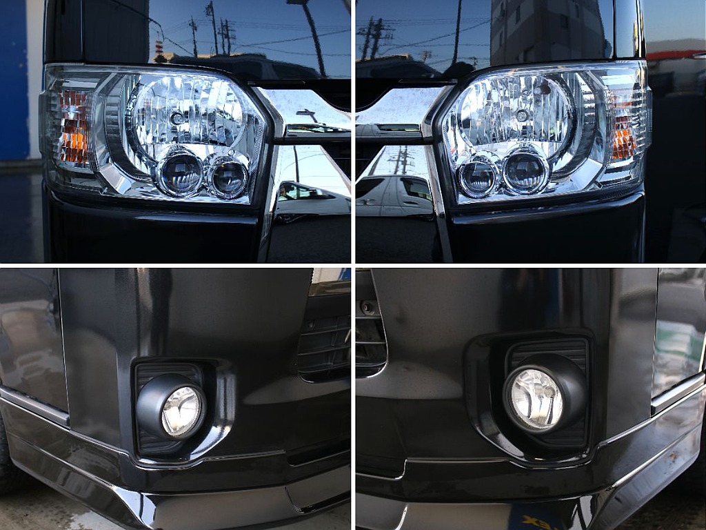 LEDヘッドライト搭載！フォグバルブも合わせてLEDにすることできます！