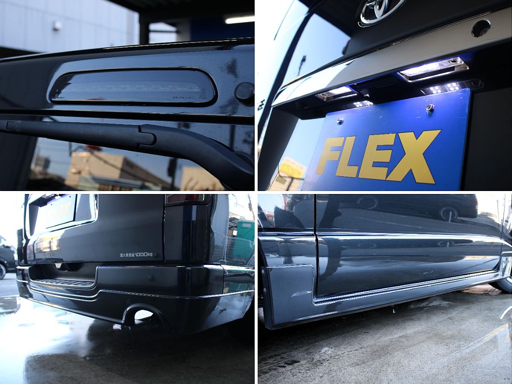 サイドもリアもエアロパーツ搭載！