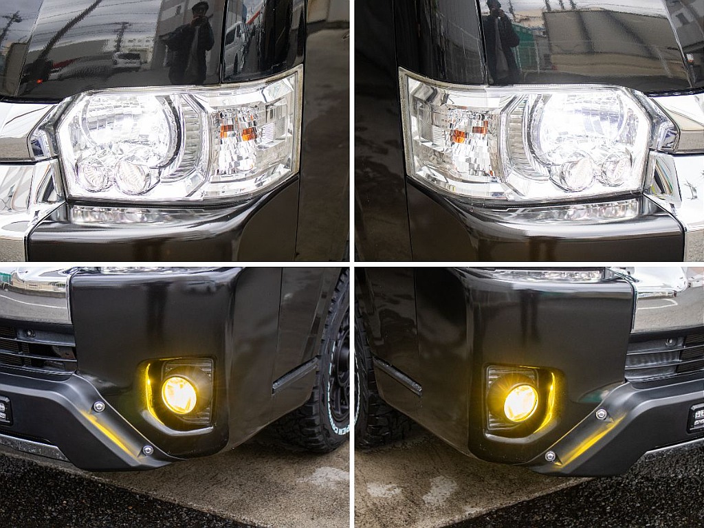 ヘッドライトフォグランプ共にLEDのものとなっております！