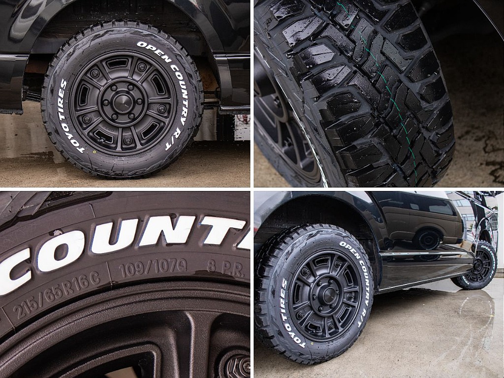 DEANビージェーメキシカンアルミホイールにオープンカントリータイヤ16インチを装備しております！