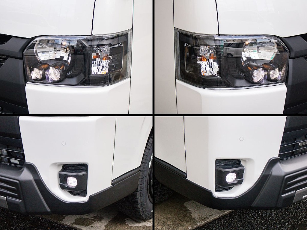 ヘッドライトインナーブラック塗装をしております！