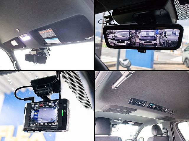 メーカーオプションのデジタルインナーミラーに前後ドライブレコーダーも装備しております！