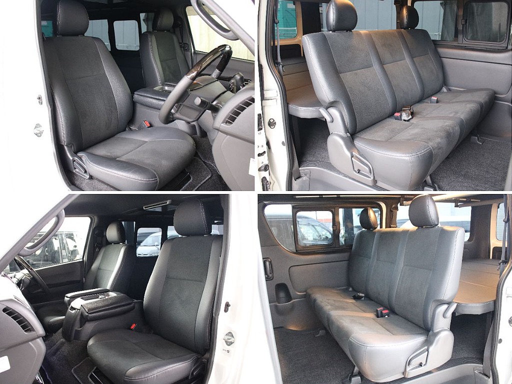 ダークプライムⅡならではのハーフレザー調のシートとなっております！