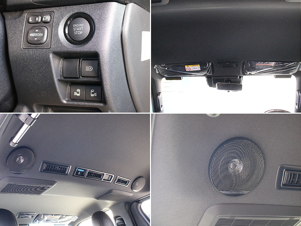 ルーフスピーカーを装備してますので後席の方快適に音楽を聴いて頂けます！