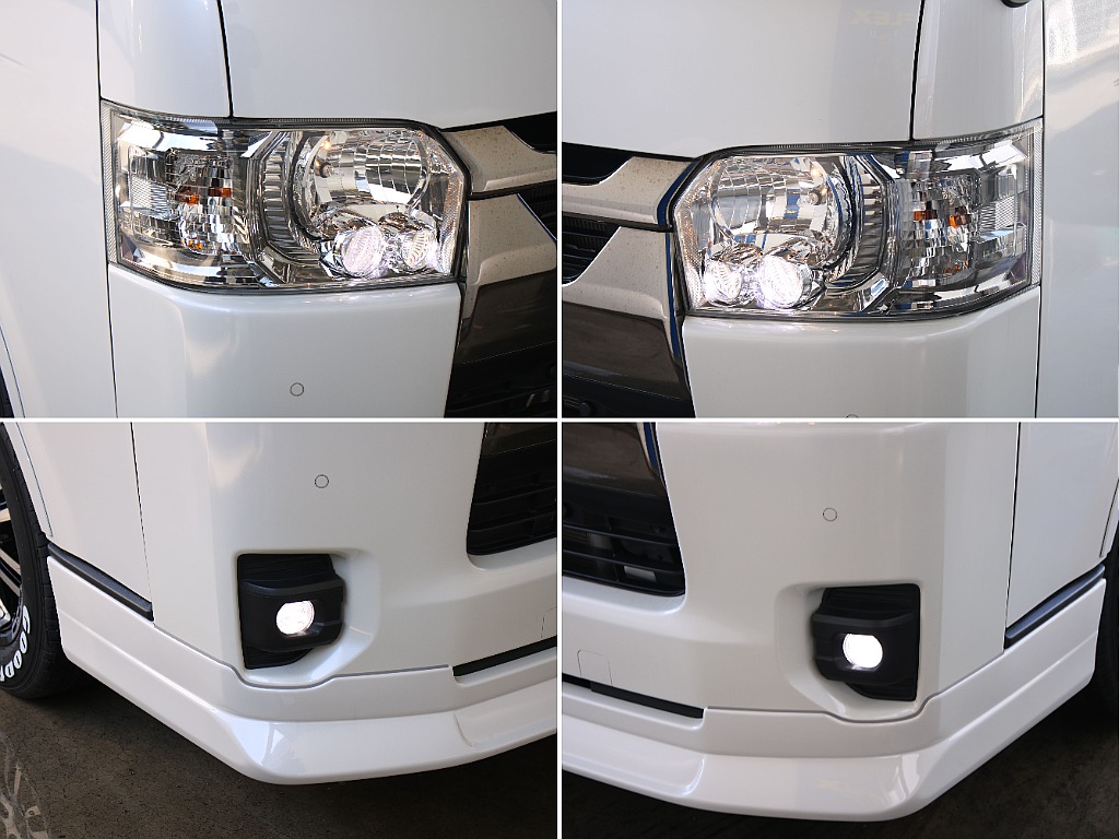 ヘッドライト、フォグランプ共にLEDです！