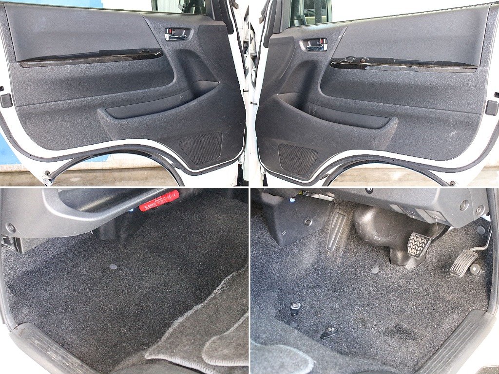 運転席・助手席の足元です！オリジナルの3Dフロアマットなど装備可能です！