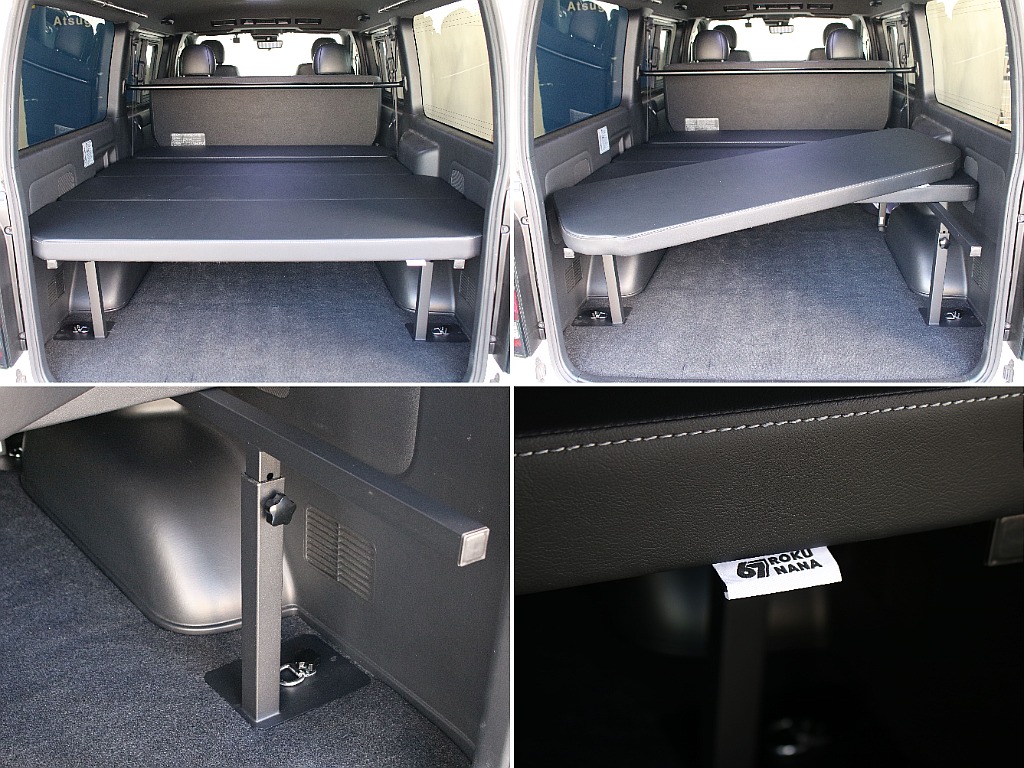 ベッドキットType2装備！便利な4分割のマットです！