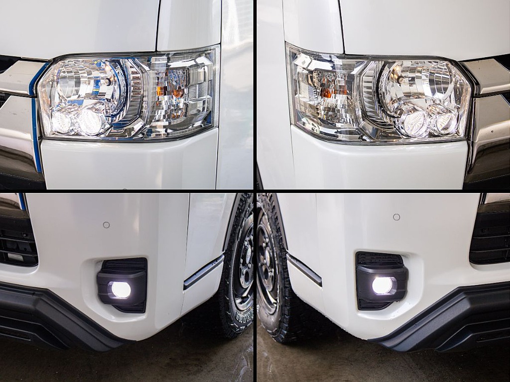 ヘッドライト、フォグランプ共にLEDです！