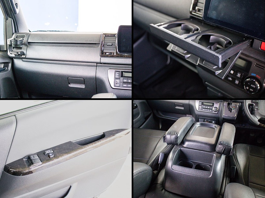 アームレスト両側装備してます！ドリンクホルダーも充実！