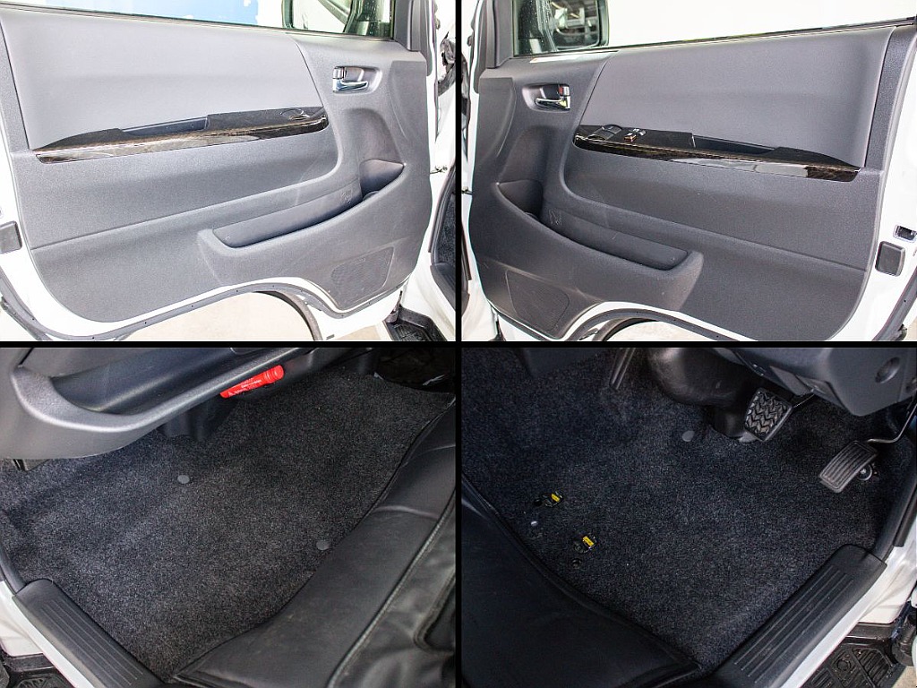 足元の状態も良好です！オリジナルの3Dフロアマットも装備可能です！