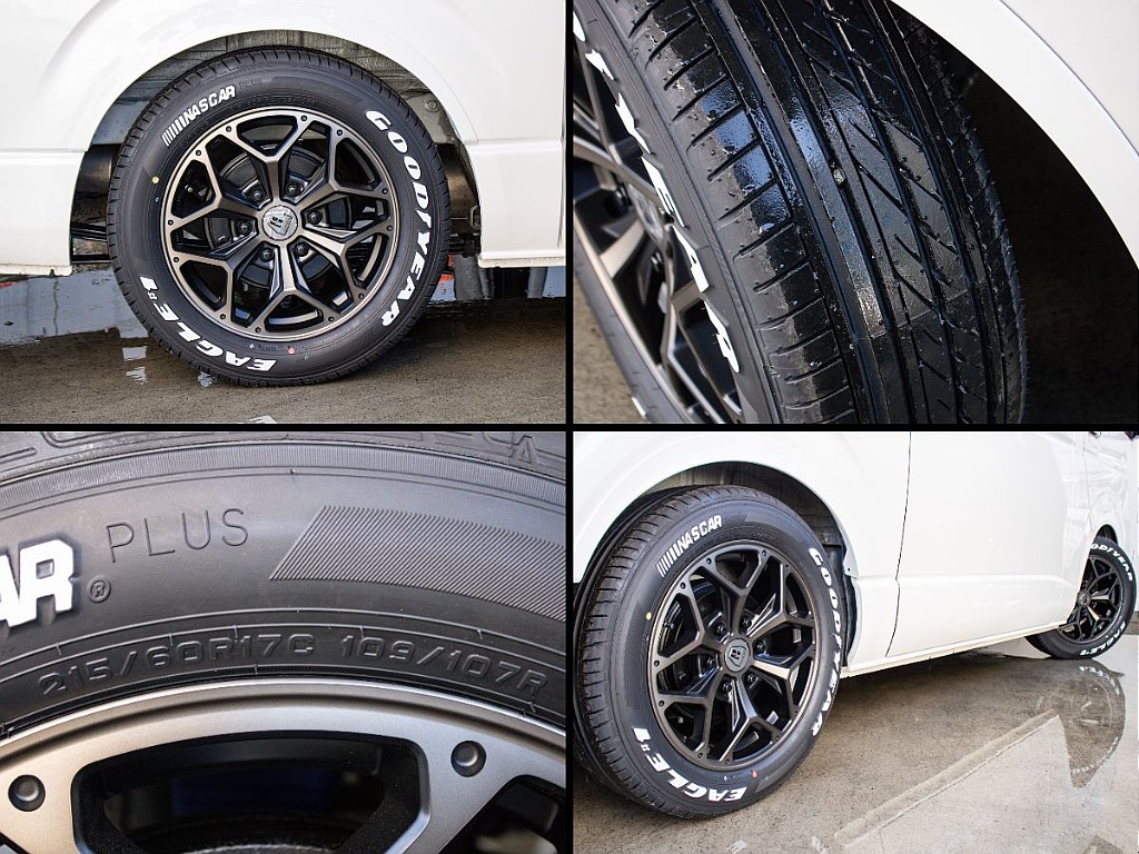 バルベロスタイリングヘックスアルミホイールにグッドイヤーナスカータイヤをインストール！