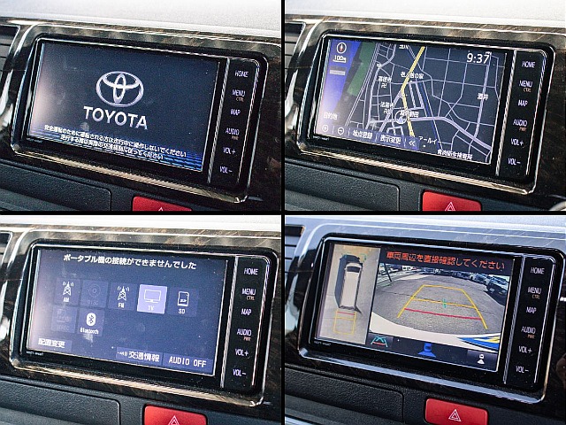 純正7インチナビが装備！