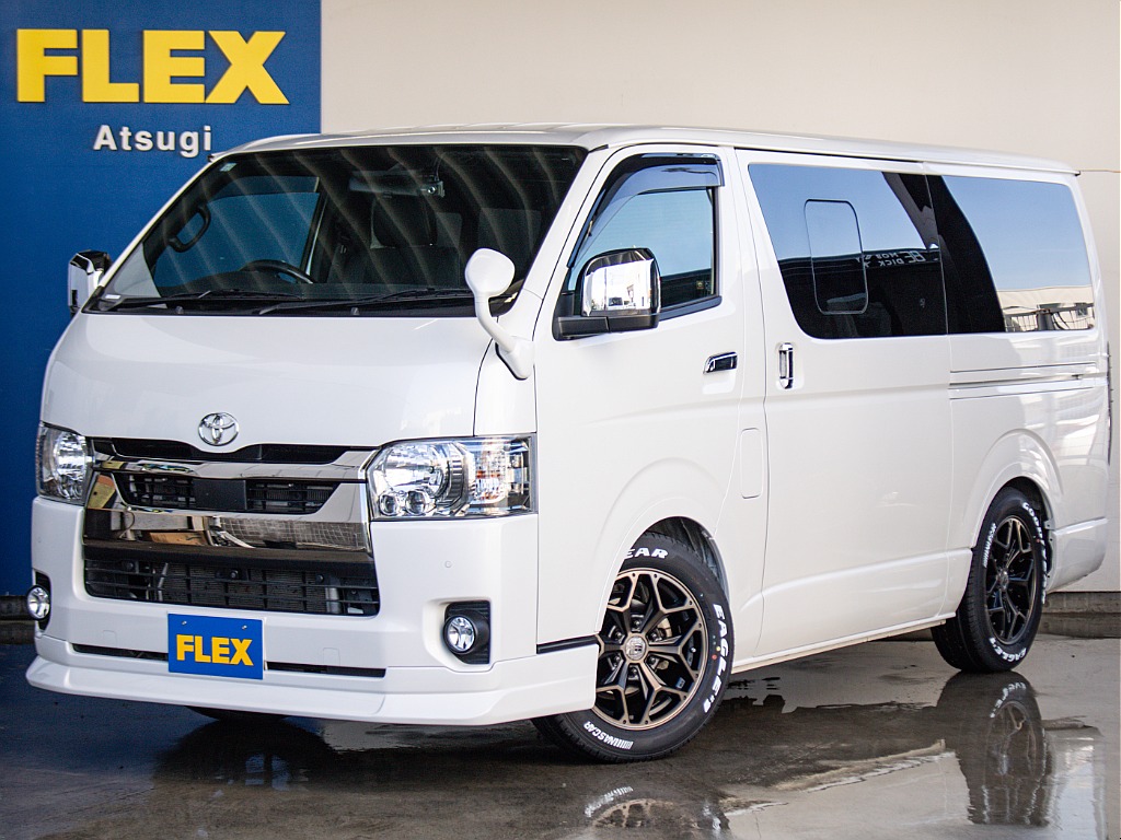 R2年式　ハイエースバン　S-GL　ダークプライムⅡ　ガソリン2WD　FLEXライトカスタム！