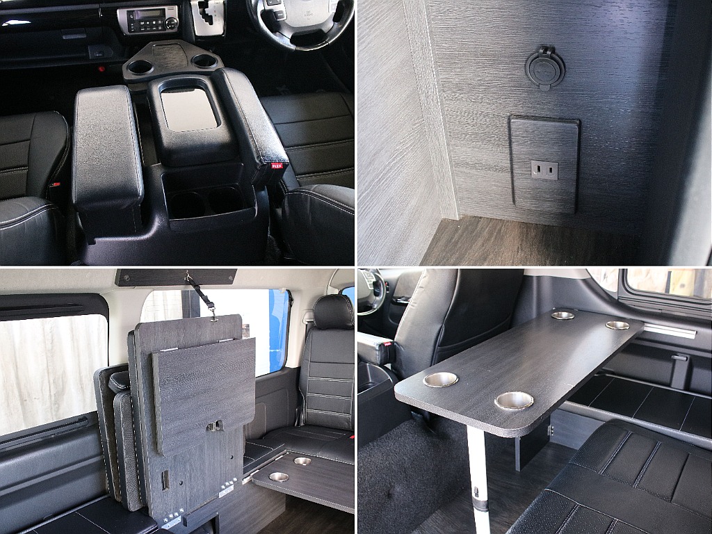 USBポート、コンセントも付いてます！