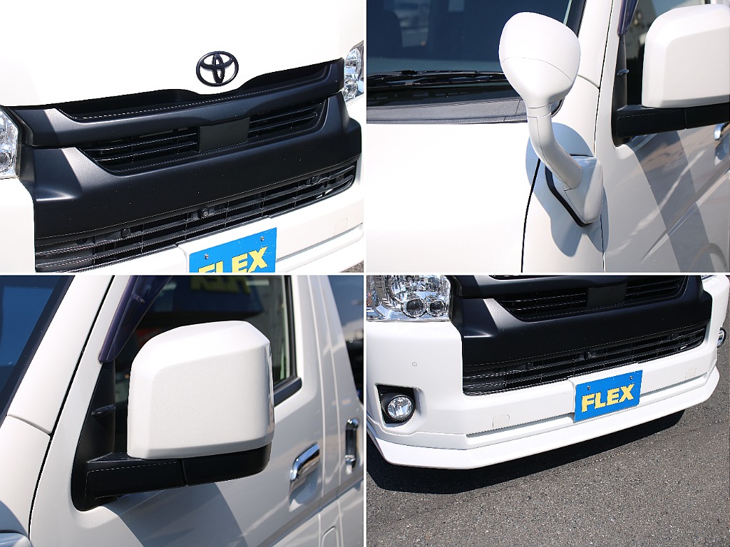 ドアミラー、フロントアンダーミラー共にボディ同色で装備してます！