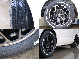 オリジナルカラーのスタイリングヘックスアルミホイールにグッドイヤーナスカータイヤを新品で装備してます！