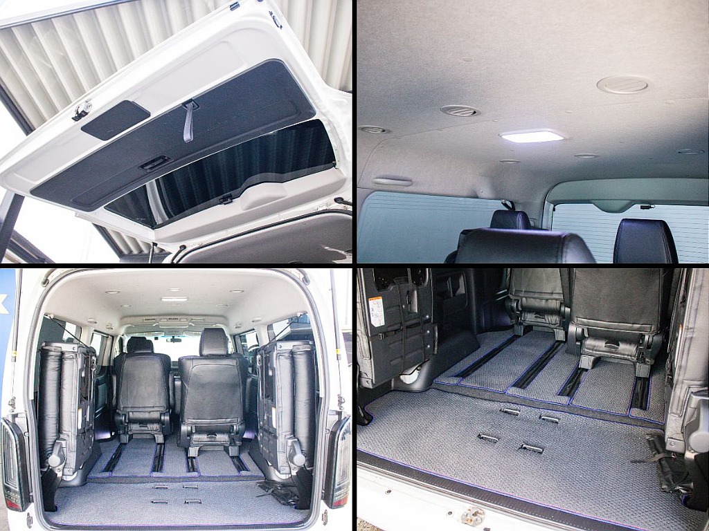 4列目は跳ね上げ可能です！荷物も積める便利な一台！