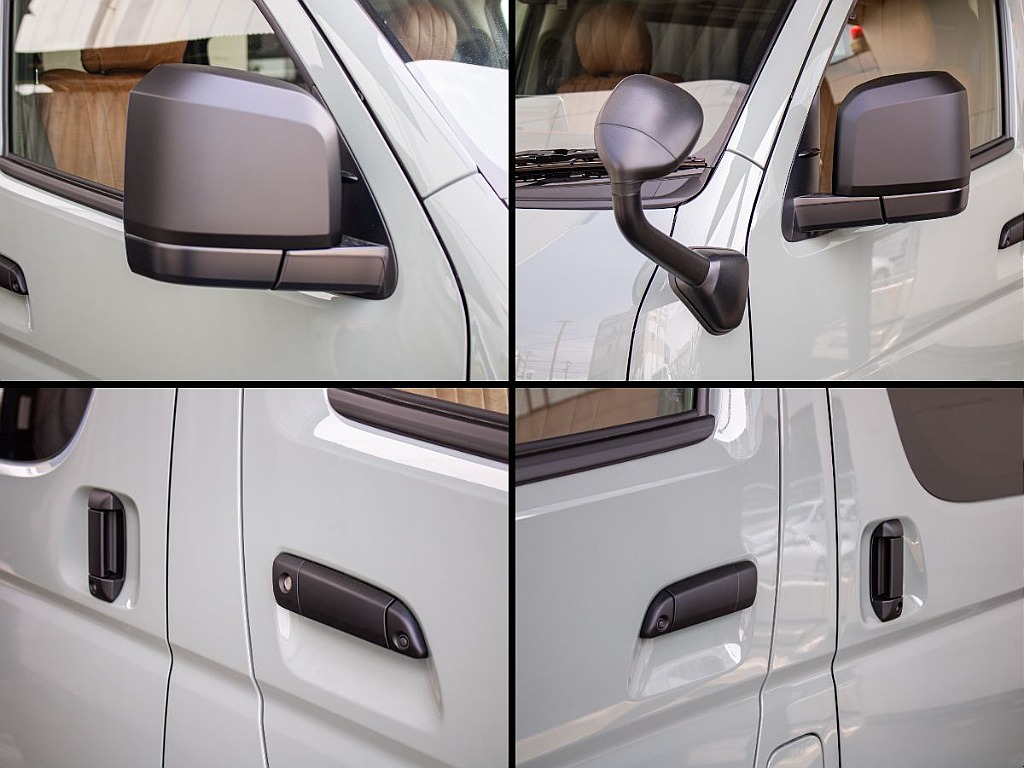 メッキ部分をマッドブラックに塗装してます！