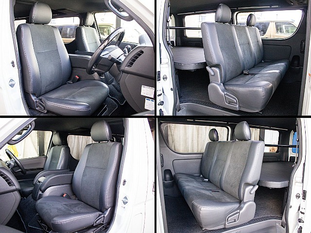 ダークプライムⅡならではのハーフレザー調のシートとなっております！